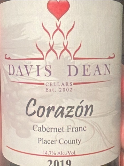 Davis Dean - Cabernet Franc Corazón - 2019