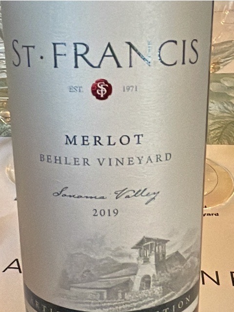 St. Francis - Behler Vineyard Merlot - 2019