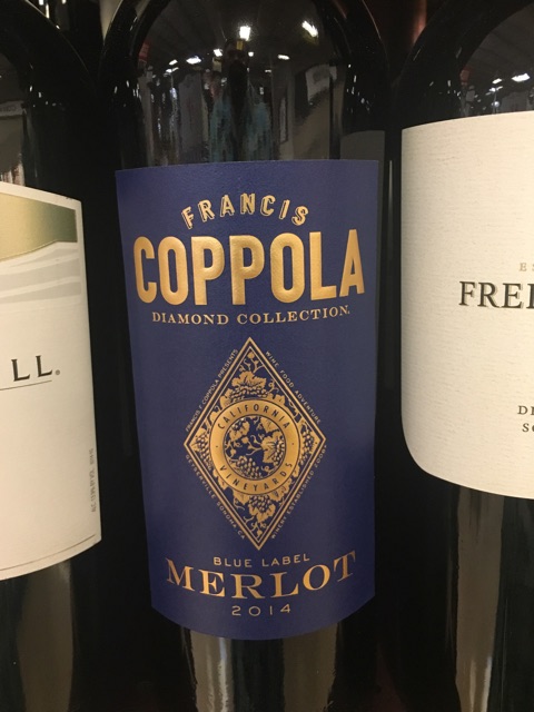 Francis Ford Coppola - Diamond Collection Blue Label Merlot - 2014