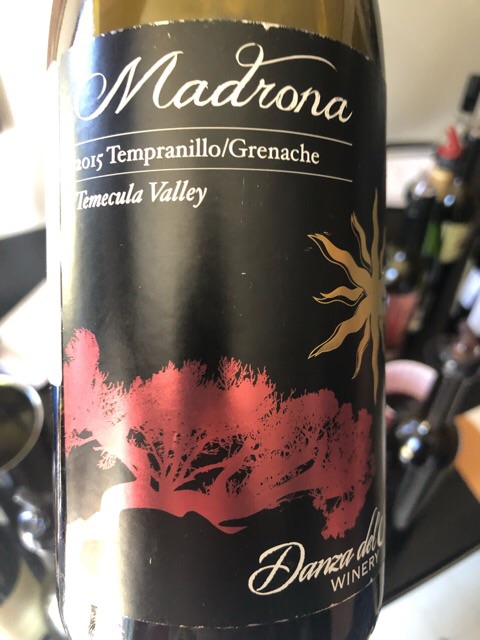 Danza del Sol - Madrona Tempranillo - Garnacha - 2015