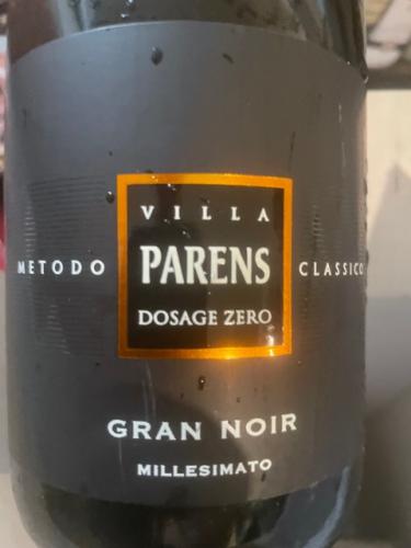 Villa Parens - Dosage Zero Metodo Classico Gran Noir Millesimato - 2020