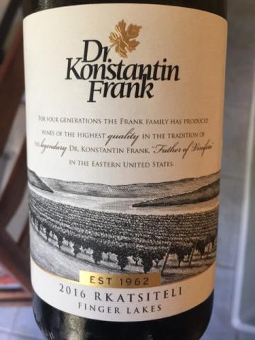 Dr. Konstantin Frank - Rkatsiteli - 2016