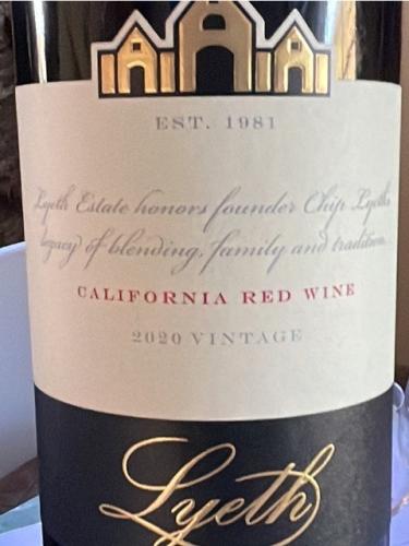 Lyeth - California Red - 2020